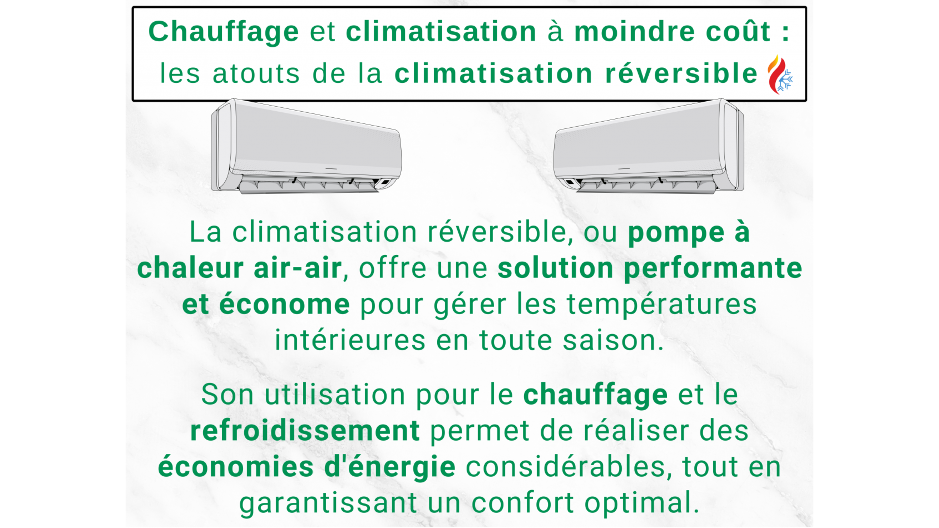 Chauffage et climatisation à moindre coût