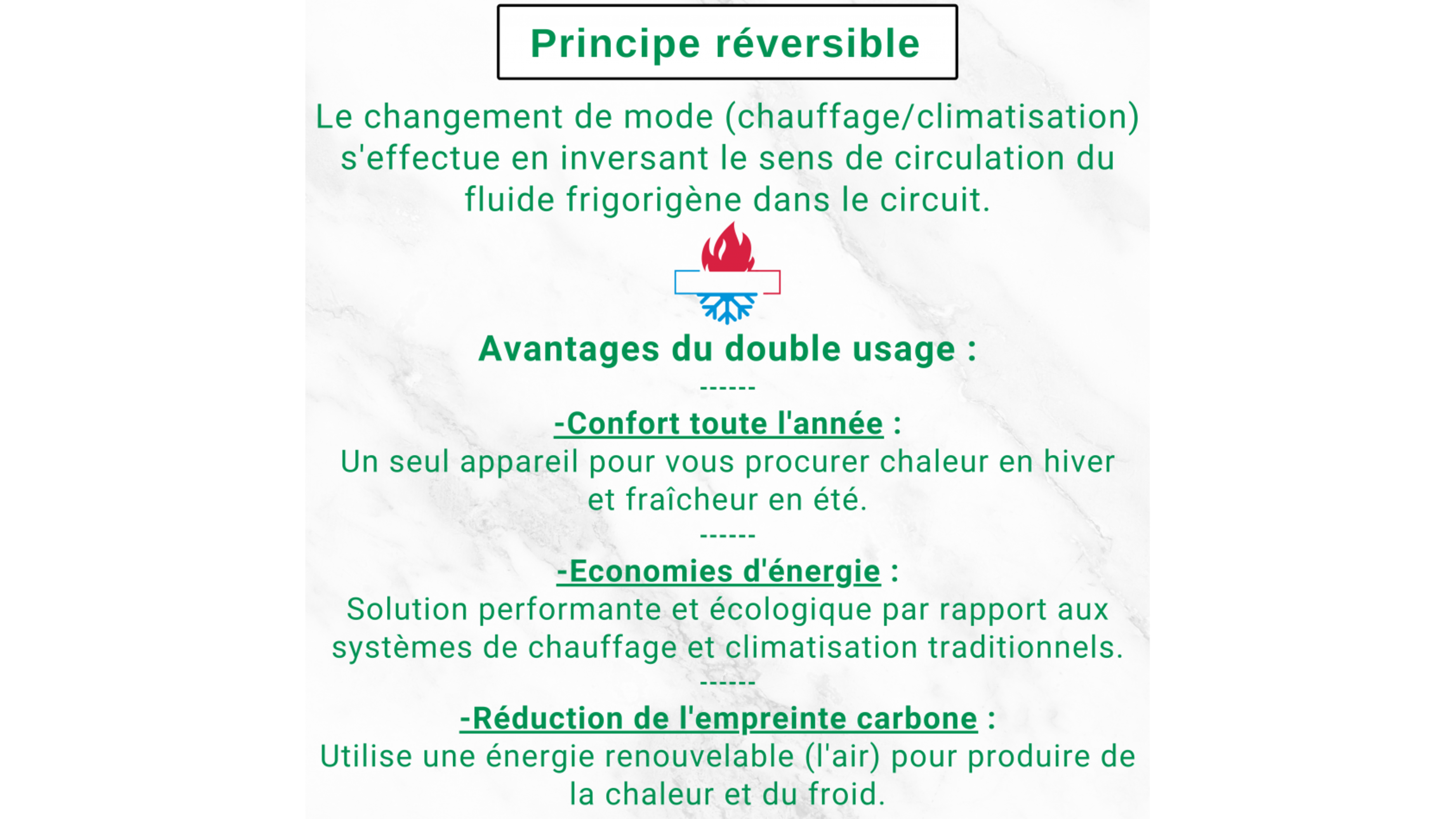 Les atouts de la climatisation réversible